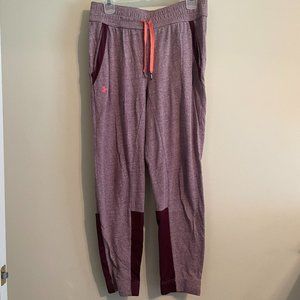 Under Armour Loose Sweatpants w/ Pockets - Womens M - Dark Magenta